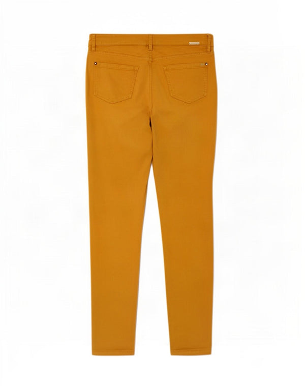 Massimo Dutti Γυναικείο Skinny Casual Παντελόνι EU 40 Medium W30 L28 Κίτρινο