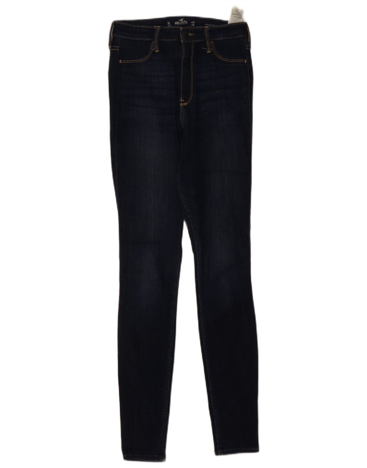 HOLLISTER Γυναικεία ψηλόμεσα Skinny Jeans US 5 Small W27 L30 Navy Blue