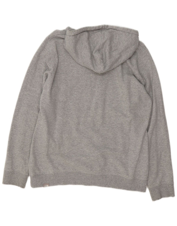 The North Face Γυναικείο Γραφικό Hoodie Jumper UK 18 XL Γκρι βαμβακερό