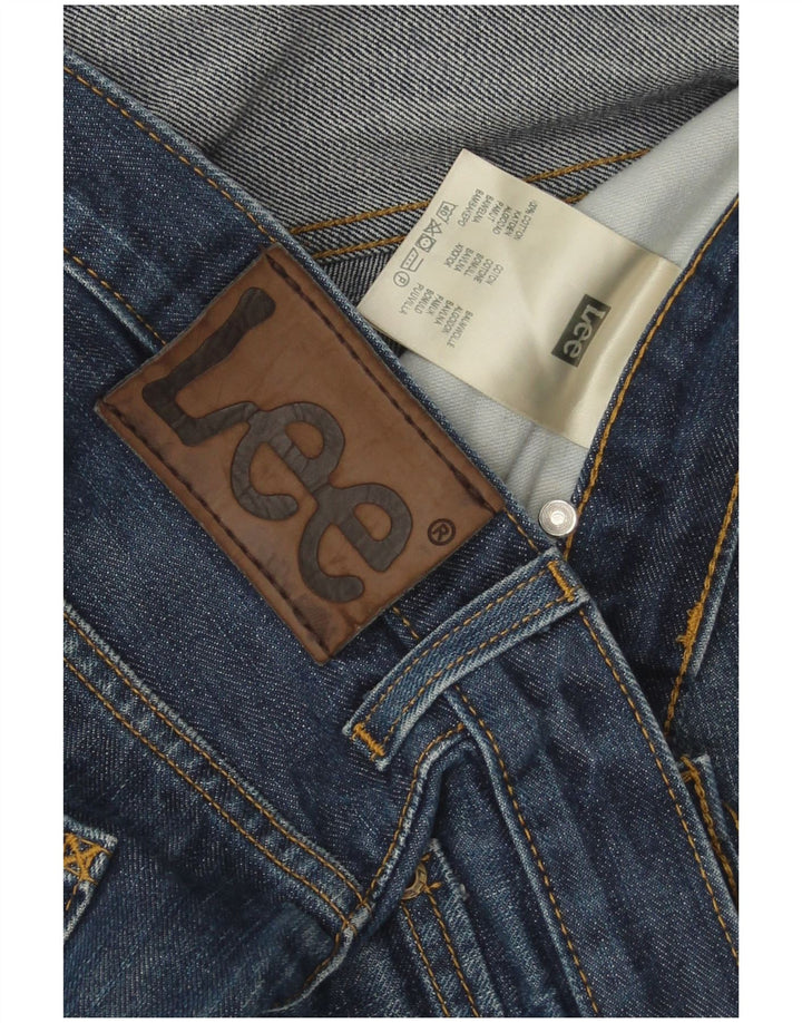 Lee Mens Zed Straight Jeans W34 L34 Blue Cotton