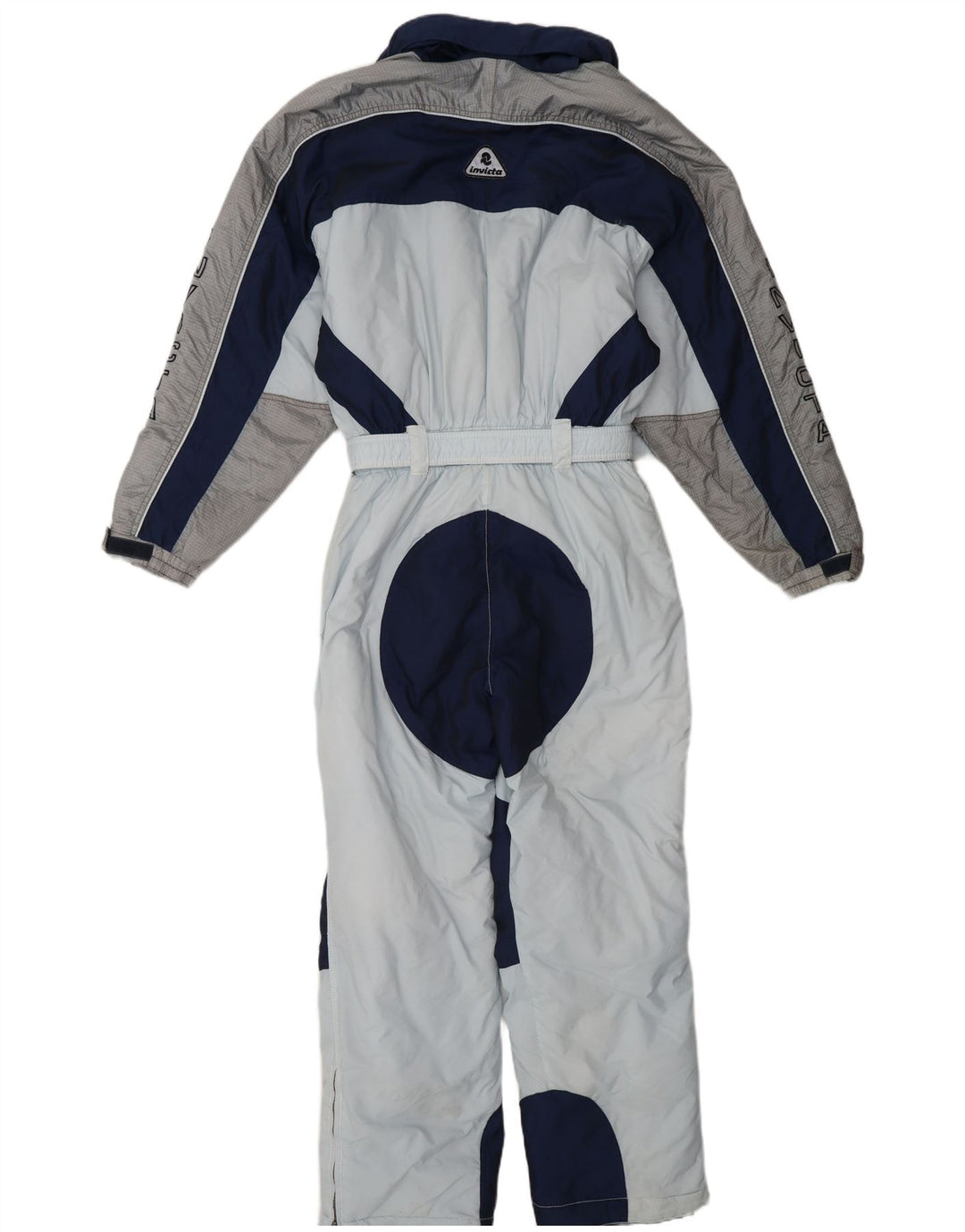 Invicta Boys Hooded Ski Jumpsuit 13-14 Years Blue Colorblock Polyamide