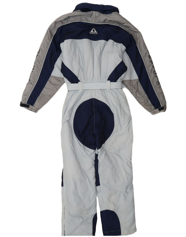 Invicta Boys Hooded Ski Jumpsuit 13-14 Years Blue Colorblock Polyamide