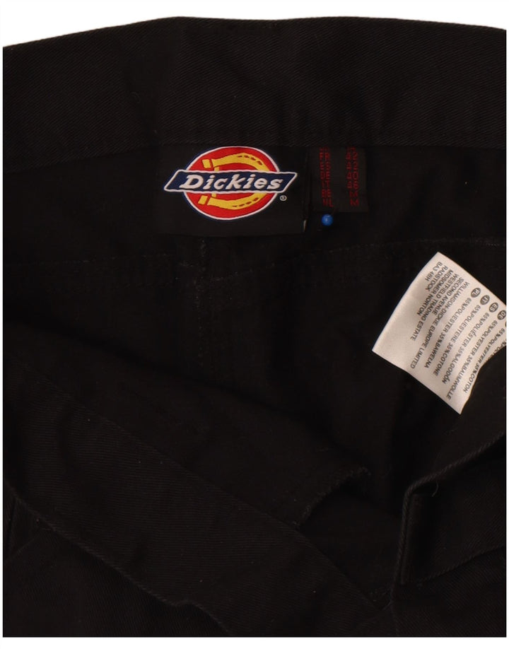 Dickies γυναικείο ίσιο παντελόνι Cargo UK 14 μεγάλο W32 L30 μαύρο πολυεστέρα