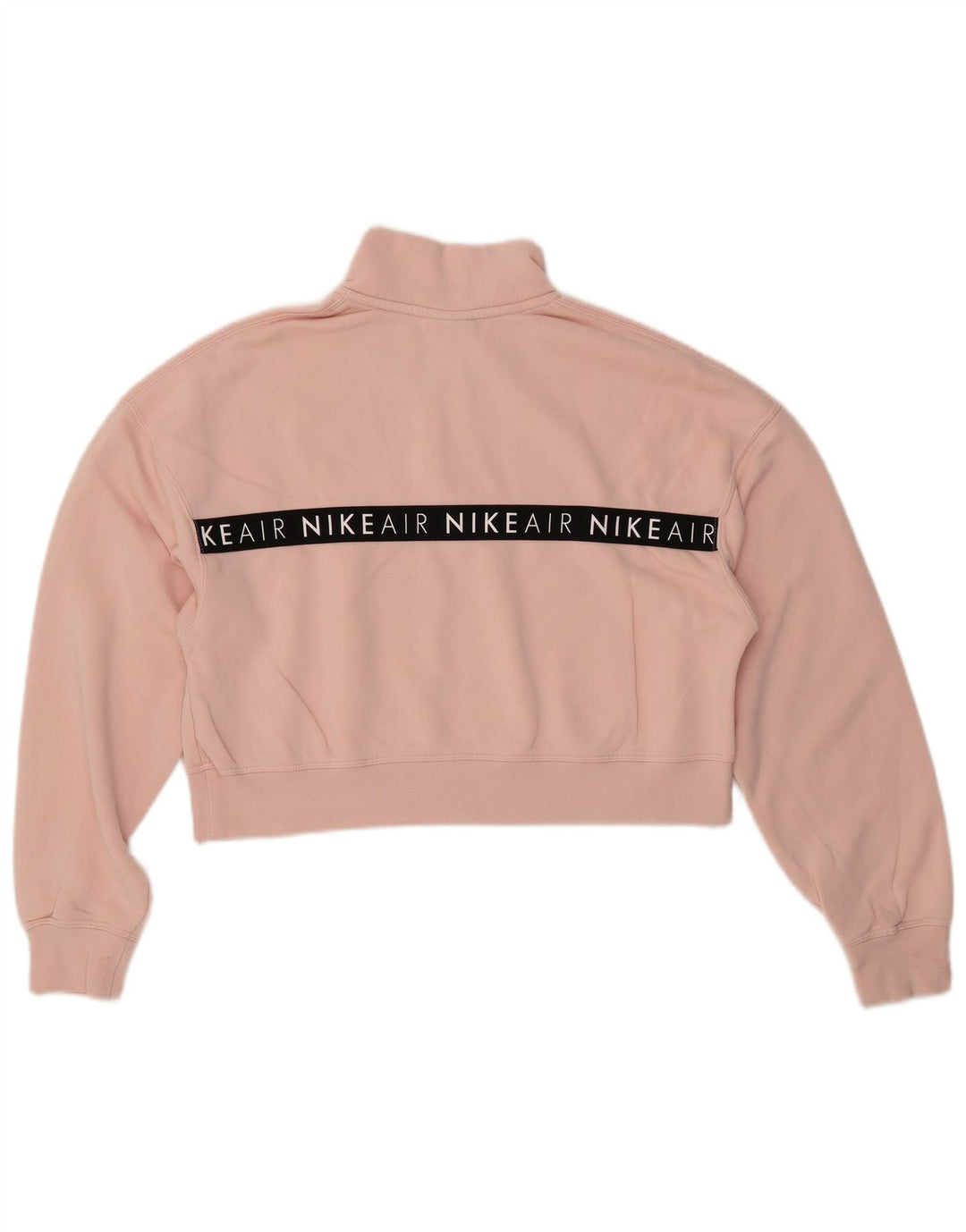 Γυναικείο γραφικό φούτερ NIKE Crop Jumper UK 16 Large Pink Colourblock