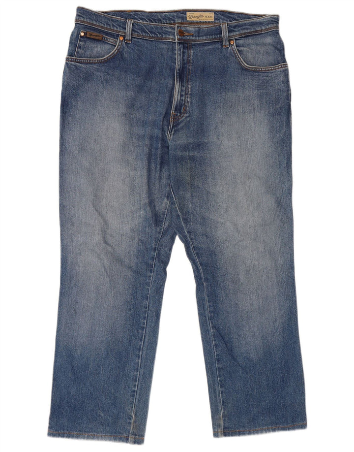 Wrangler Ανδρικό Texas Straight Jeans W38 L27 Μπλε βαμβακερό