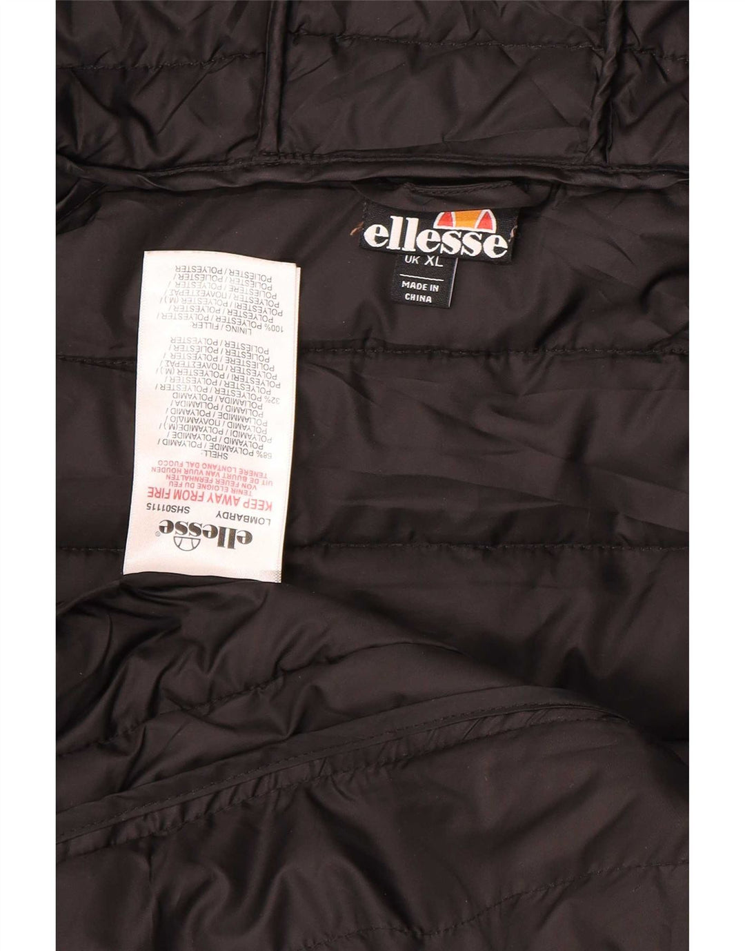 Ανδρικό μπουφάν με κουκούλα Ellesse UK 42 XL Grey Polyamide