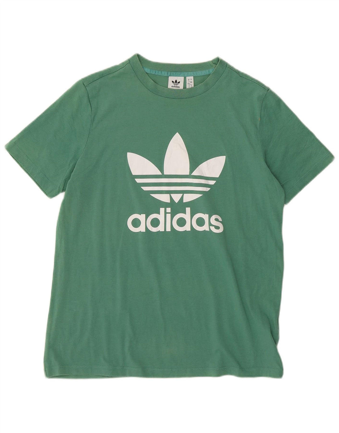 Γυναικείο γραφικό μπλουζάκι ADIDAS Top UK 16 μεγάλο πράσινο βαμβακερό