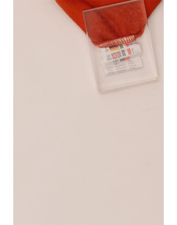 Ανδρικό μπλουζάκι πόλο LOTTO UK 36/38 Small White Colorblock Polyester