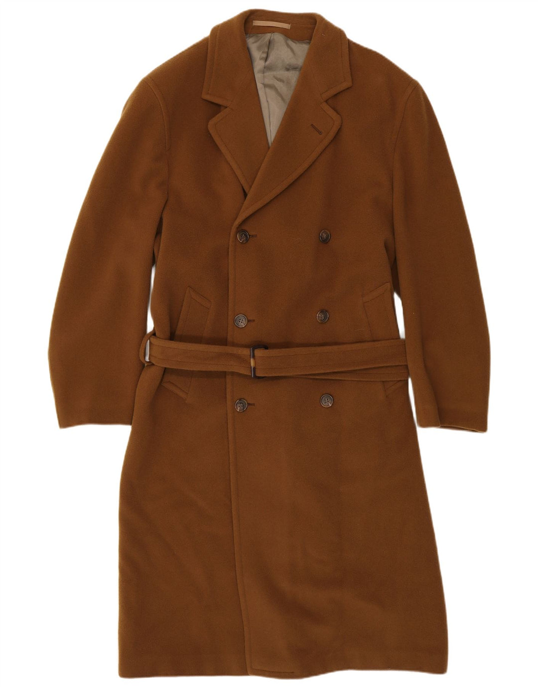 VINTAGE Ανδρικό Διπλό Παλτό UK 38 Μεσαίο Καφέ