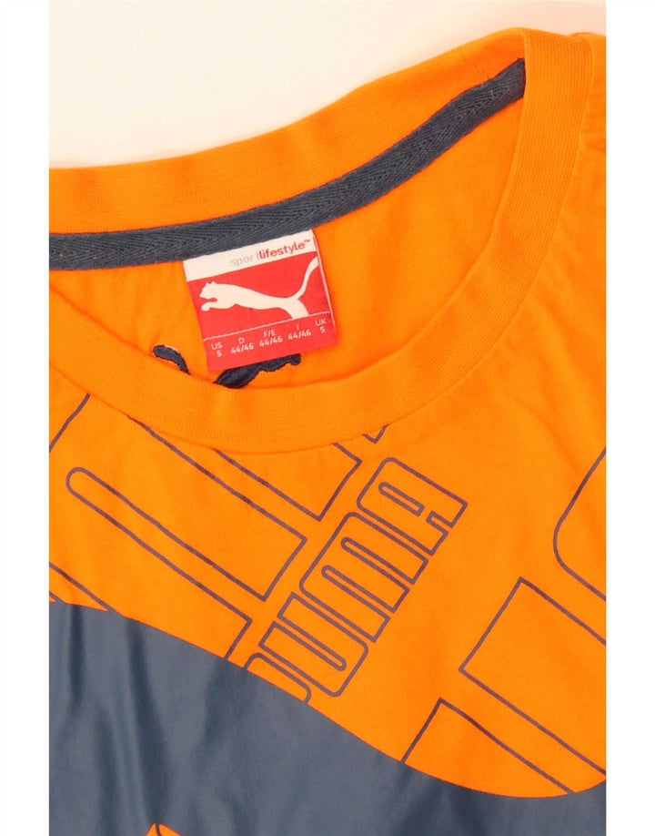 Ανδρικό γραφικό T-Shirt Puma Top Small πορτοκαλί
