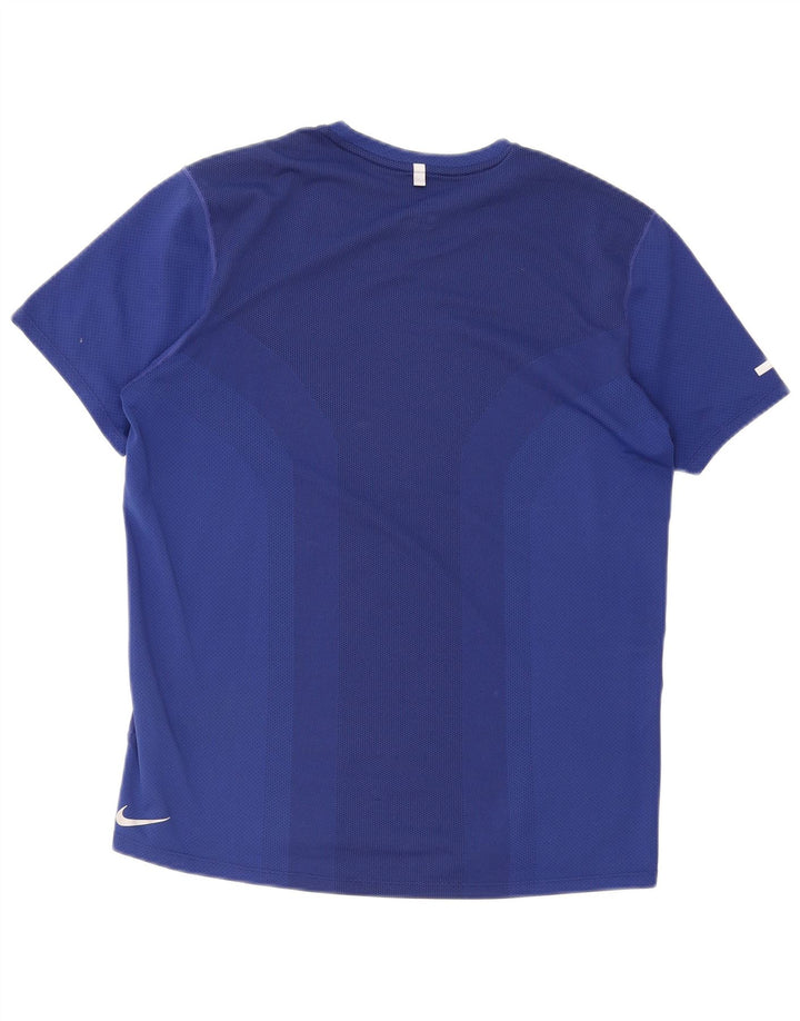 Ανδρικό T-Shirt Nike με γραφικό Dri Fit, μεσαίο μπλε πολυεστέρας