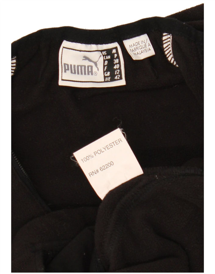 Puma Γυναικείο Fleece Jacket UK 12 Medium Black Polyester