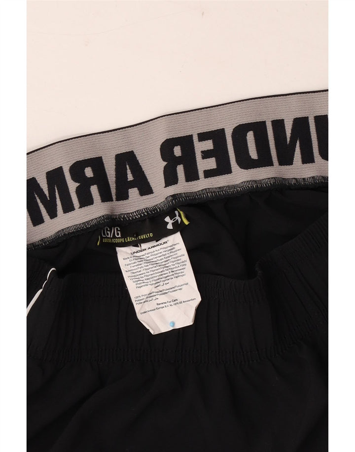 Ανδρικό γραφικό αθλητικό σορτς Under Armour Μεγάλο μαύρο χρώμα πολυεστέρα