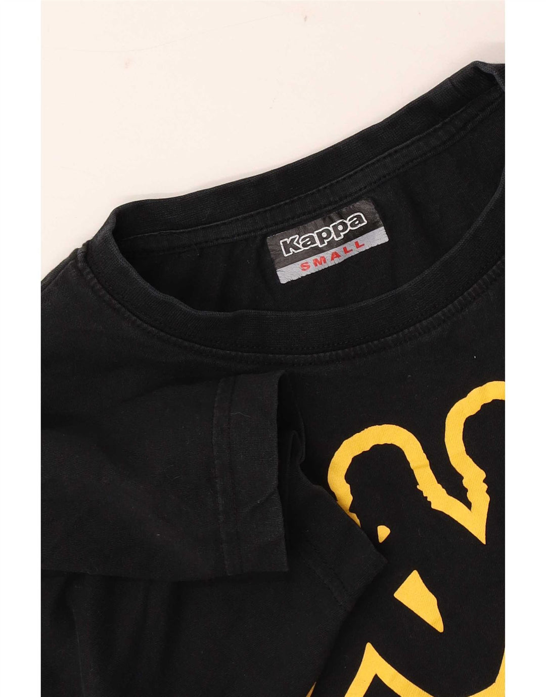 Ανδρικό γραφικό T-Shirt Kappa Top Small Black