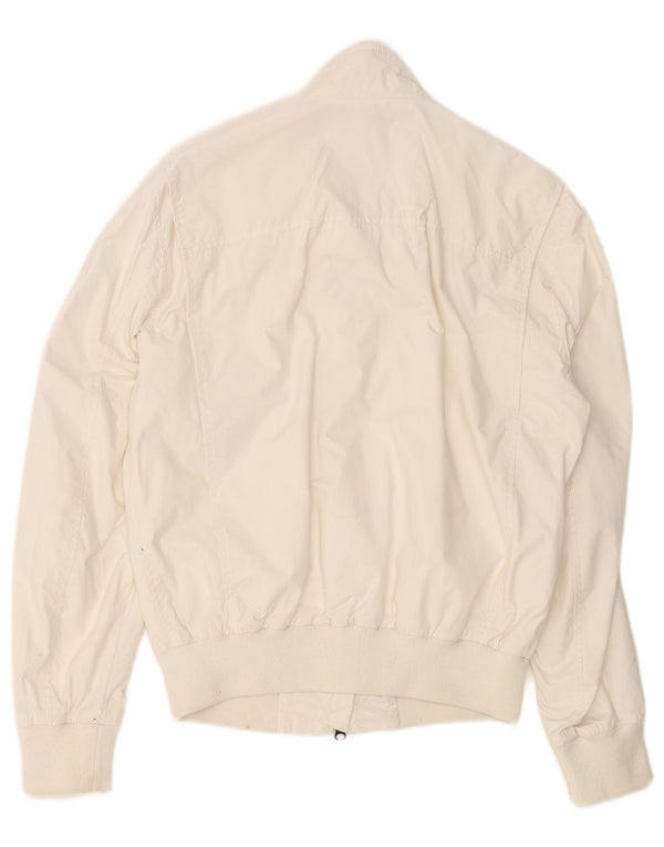 Ανδρικό μπουφάν BLAUER Bomber UK 38 Medium White Nylon