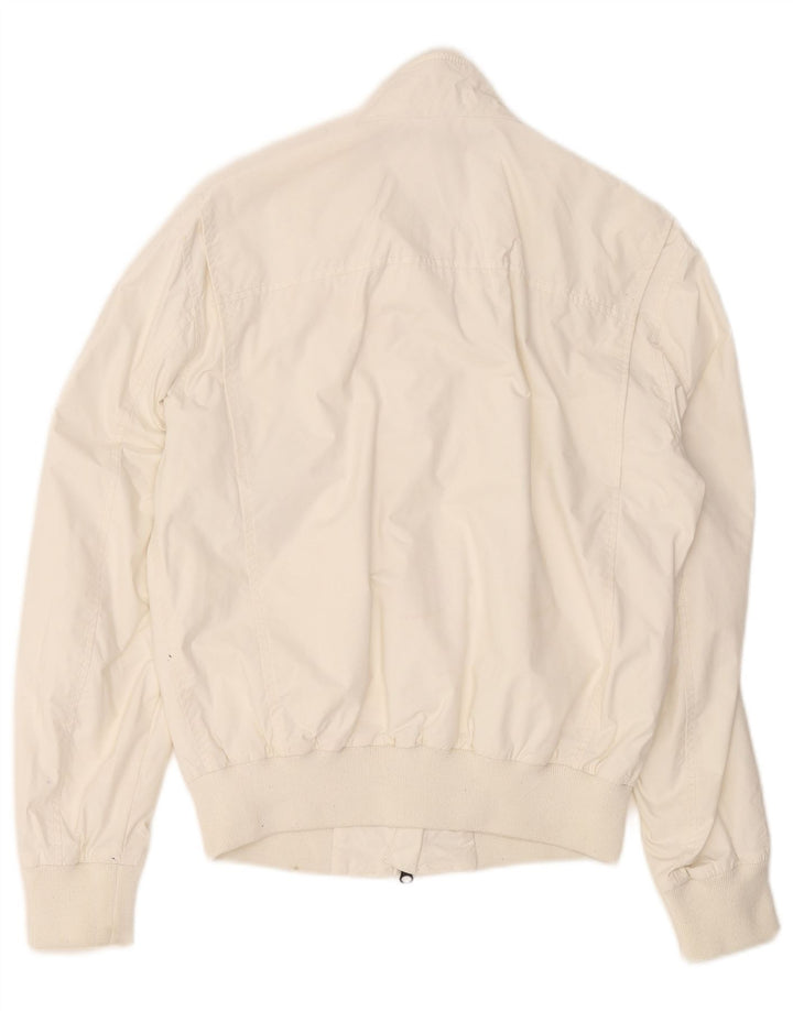 Ανδρικό μπουφάν BLAUER Bomber UK 38 Medium White Nylon