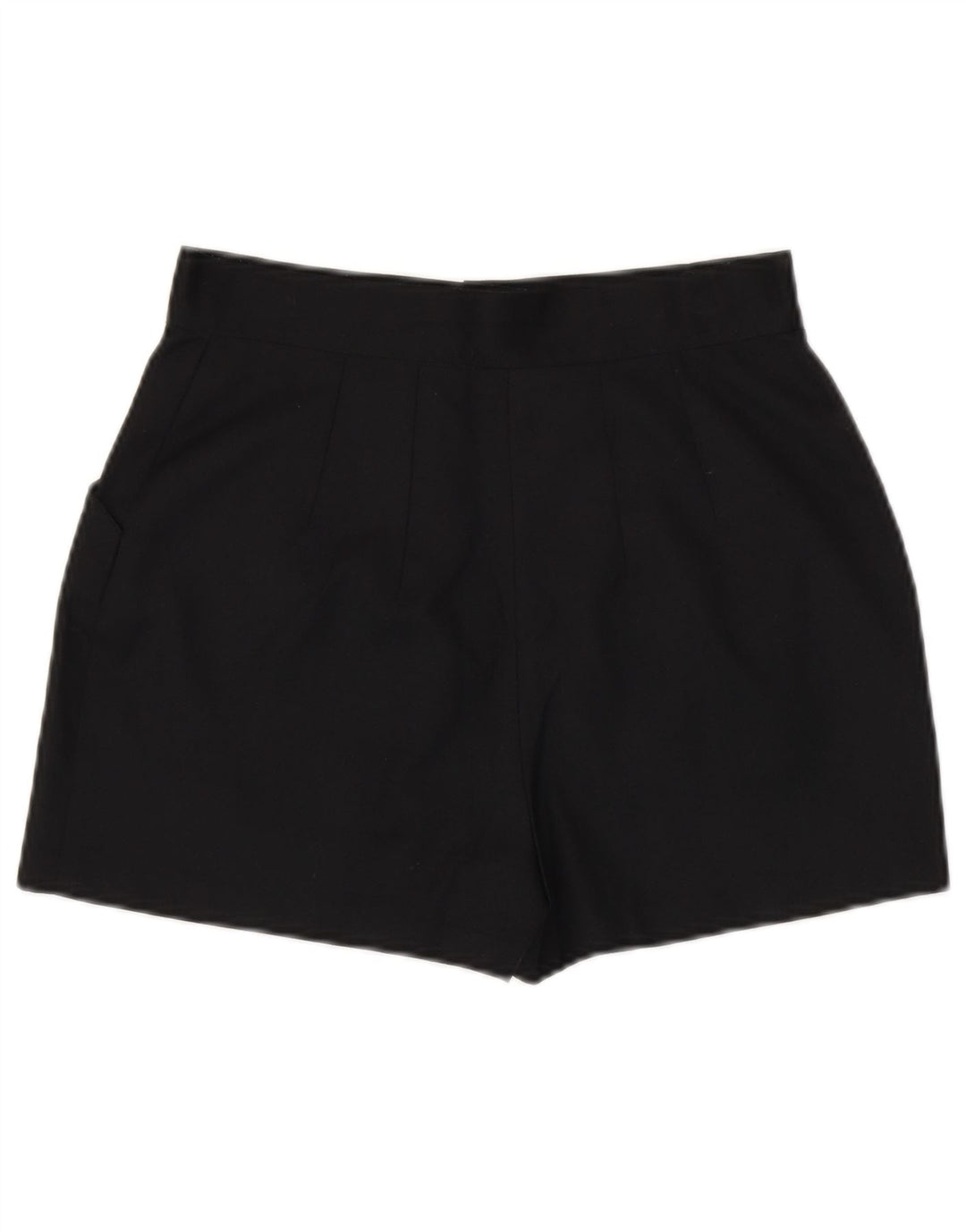Vintage γυναικείο casual σορτς Medium W28 μαύρο πολυεστέρα