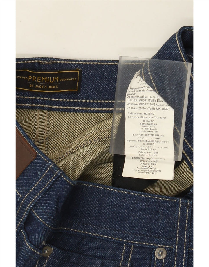 Jack & Jones Ανδρικό τζιν ίσιο W29 L30 Μπλε βαμβακερό