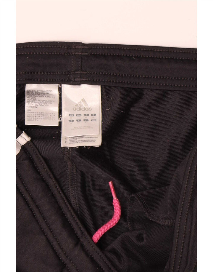 Γυναικεία αθλητική φόρμα Adidas Παντελόνι UK 12 μεσαίο μαύρο πολυεστέρα