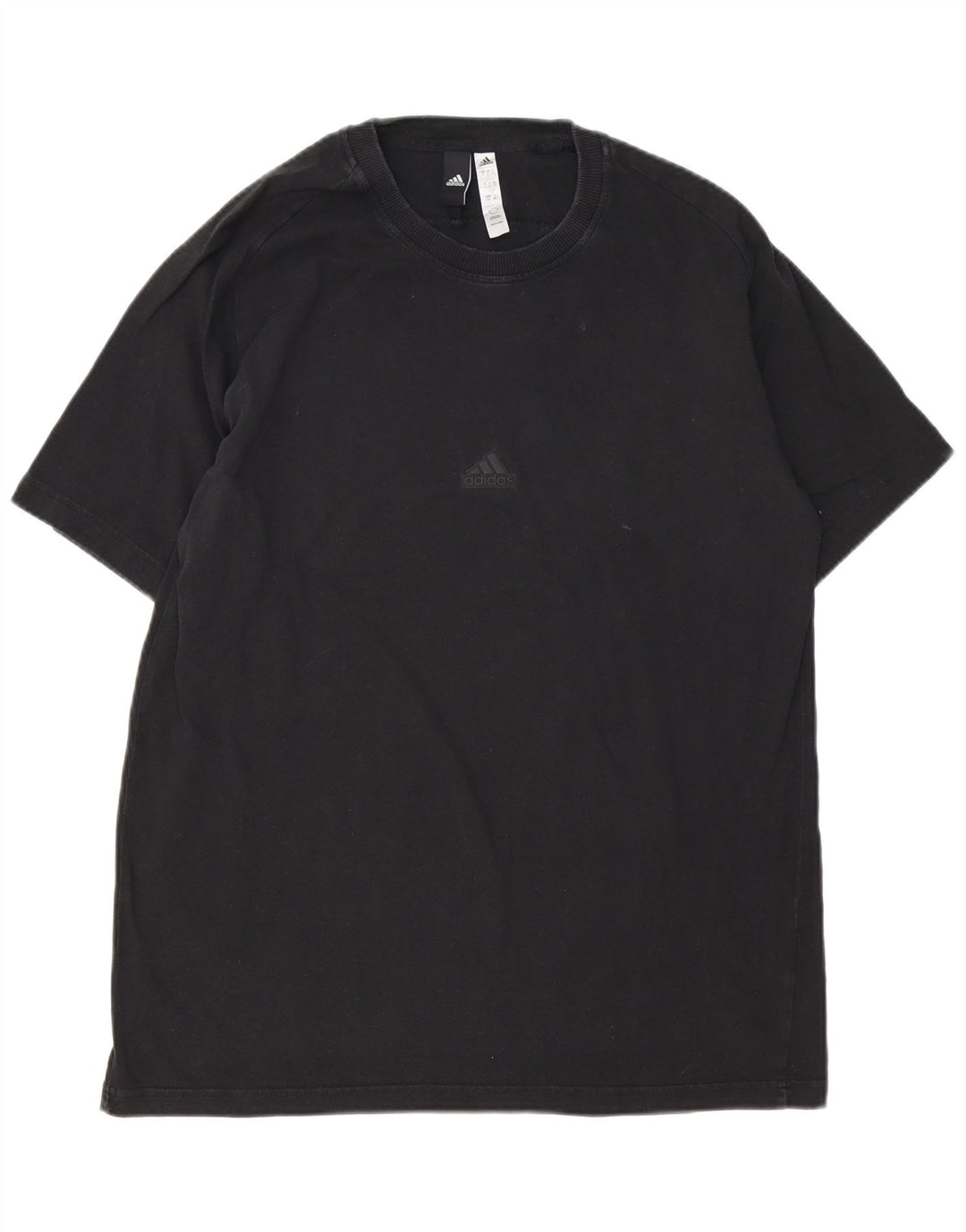 Ανδρικό T-Shirt ADIDAS Top Large Μαύρο Βαμβακερό