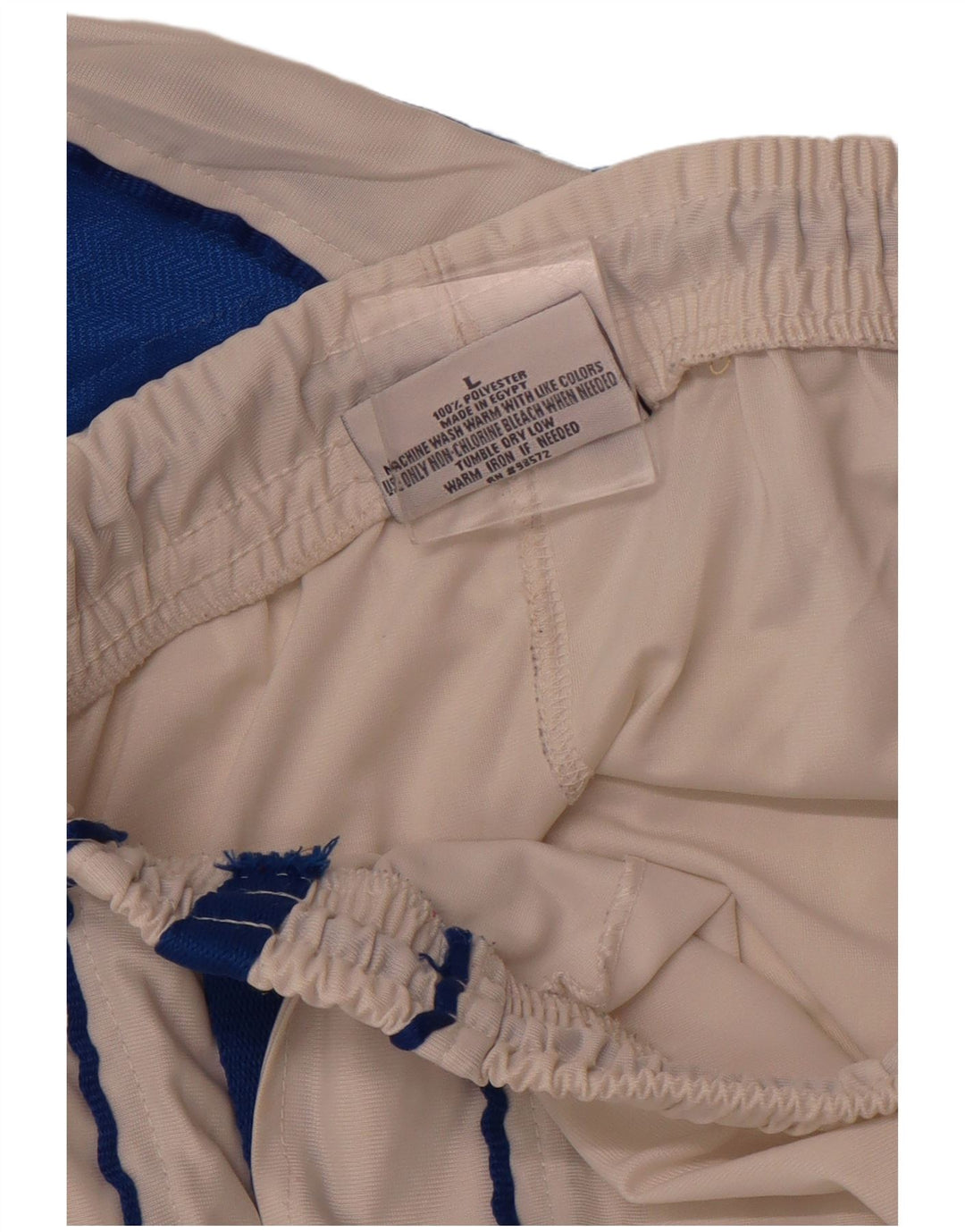 Ανδρικό αθλητικό σορτς STEVE & BARYY'S Μεγάλο λευκό χρώμα πολυεστέρα