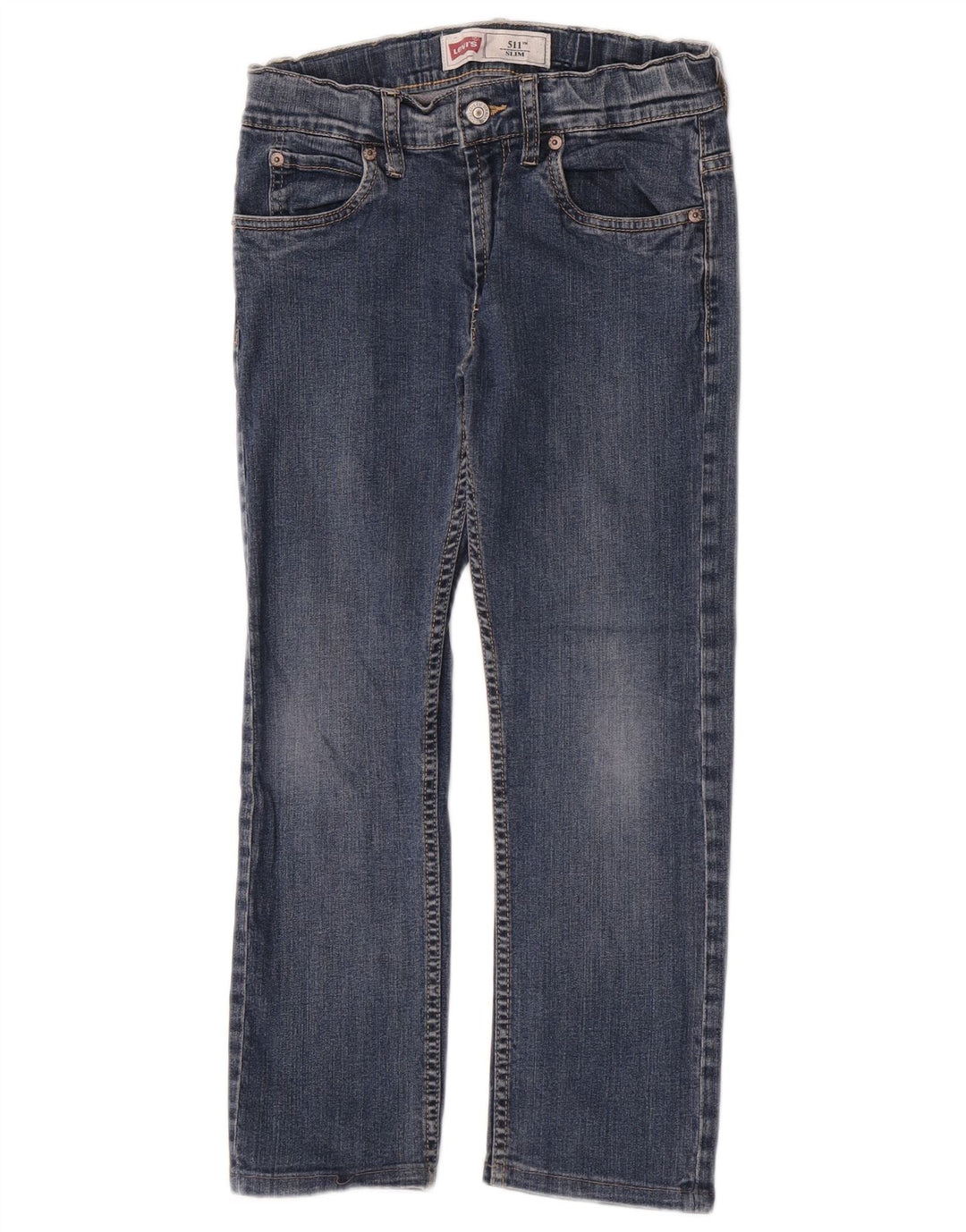 Levi's Boys 511 Slim Jeans 11-12 ετών W24 L22 Μπλε βαμβακερό