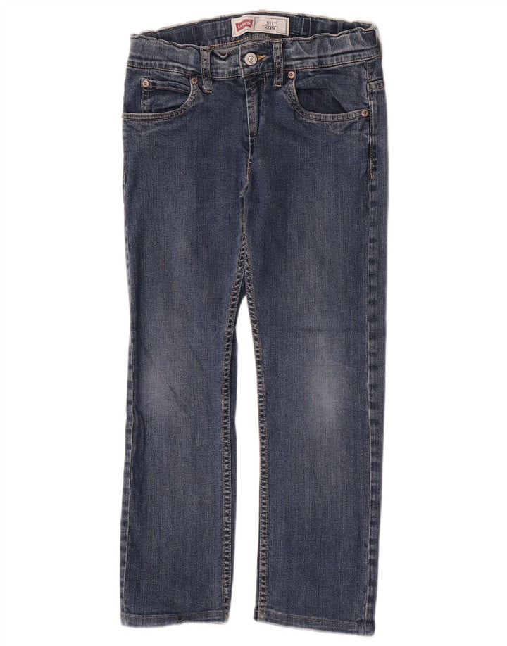 Levi's Boys 511 Slim Jeans 11-12 ετών W24 L22 Μπλε βαμβακερό