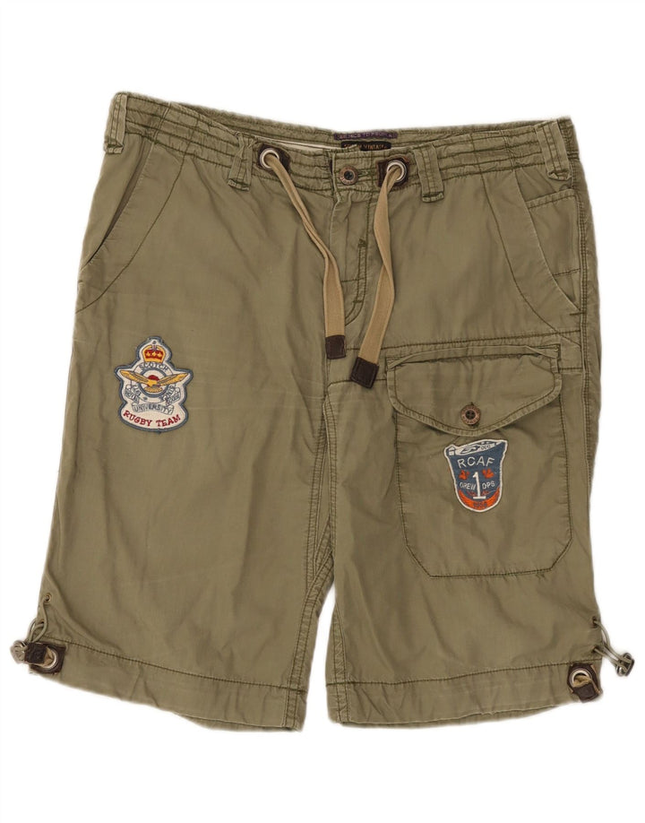 Ανδρικό Σορτς Scotch & Soda Graphic Cargo W33 Μεσαίο βαμβακερό χακί