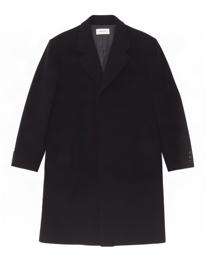Ανδρικό πανωφόρι Jon Braye UK 42 XL Navy Blue Wool