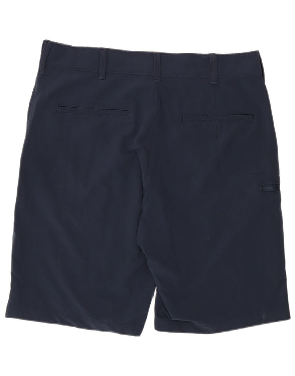 Lee Mens Chino Shorts W34 Large Navy Blue Polyester Sports