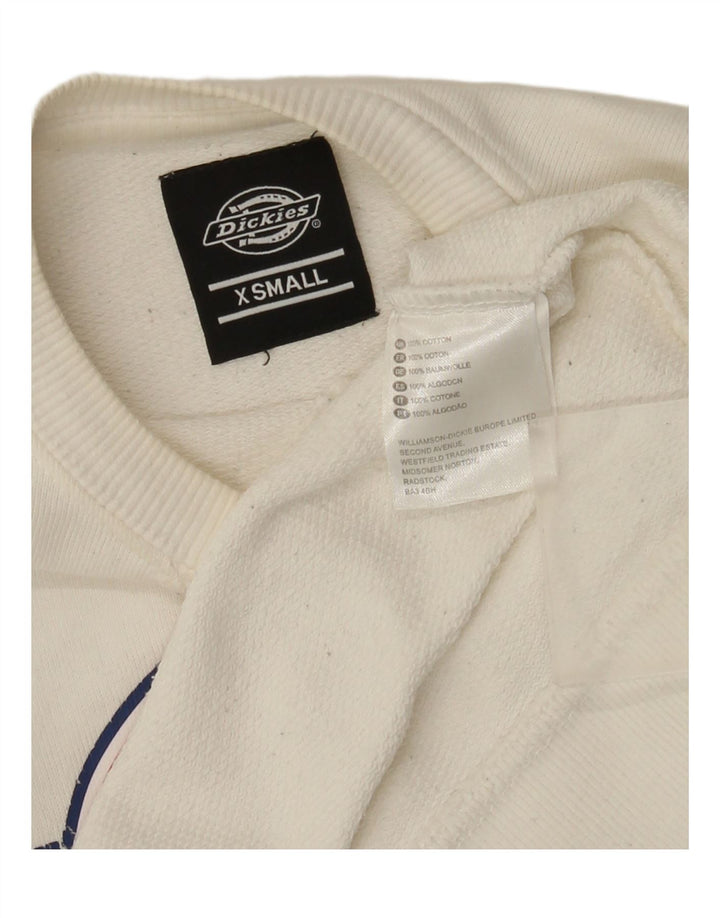 Ανδρικό γραφικό φούτερ Dickies Jumper XS Λευκό βαμβακερό