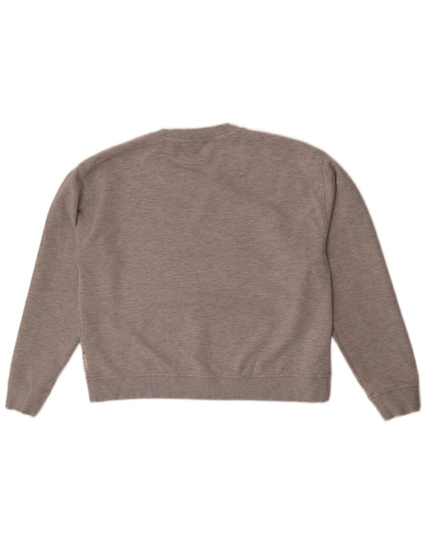 Γυναικείο γραφικό φούτερ Ted Baker Jumper Size 4 Large Grey Flecked