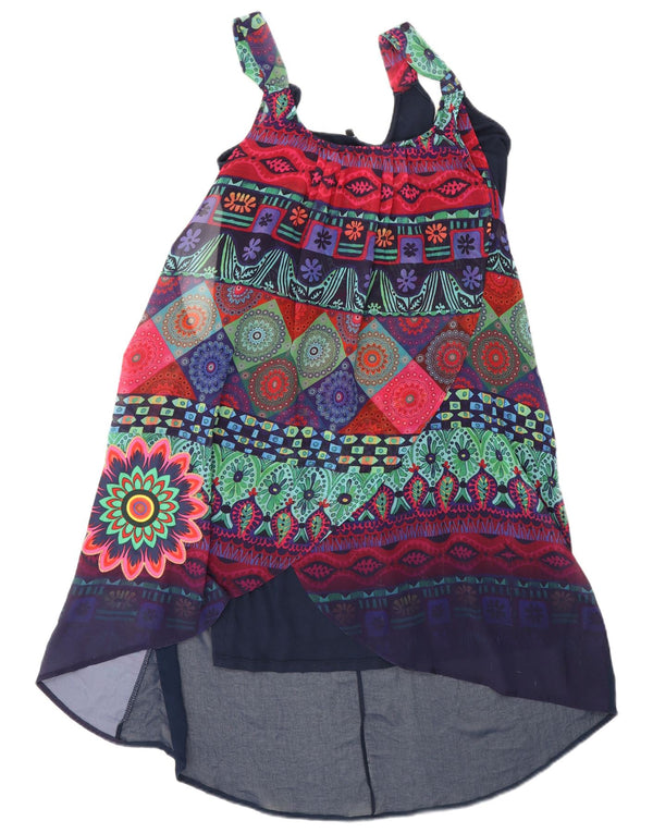 Γυναικείο γραφικό αμάνικο σαμαράκι Desigual EU 44 XL Navy Blue Geometric