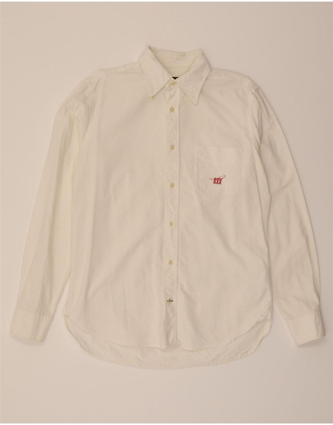 HENRY COTTONS Mens Shirt Size 39 Medium White Cotton Vintage Henry Cottons and Second-Hand Henry Cottons from Messina Hembry 