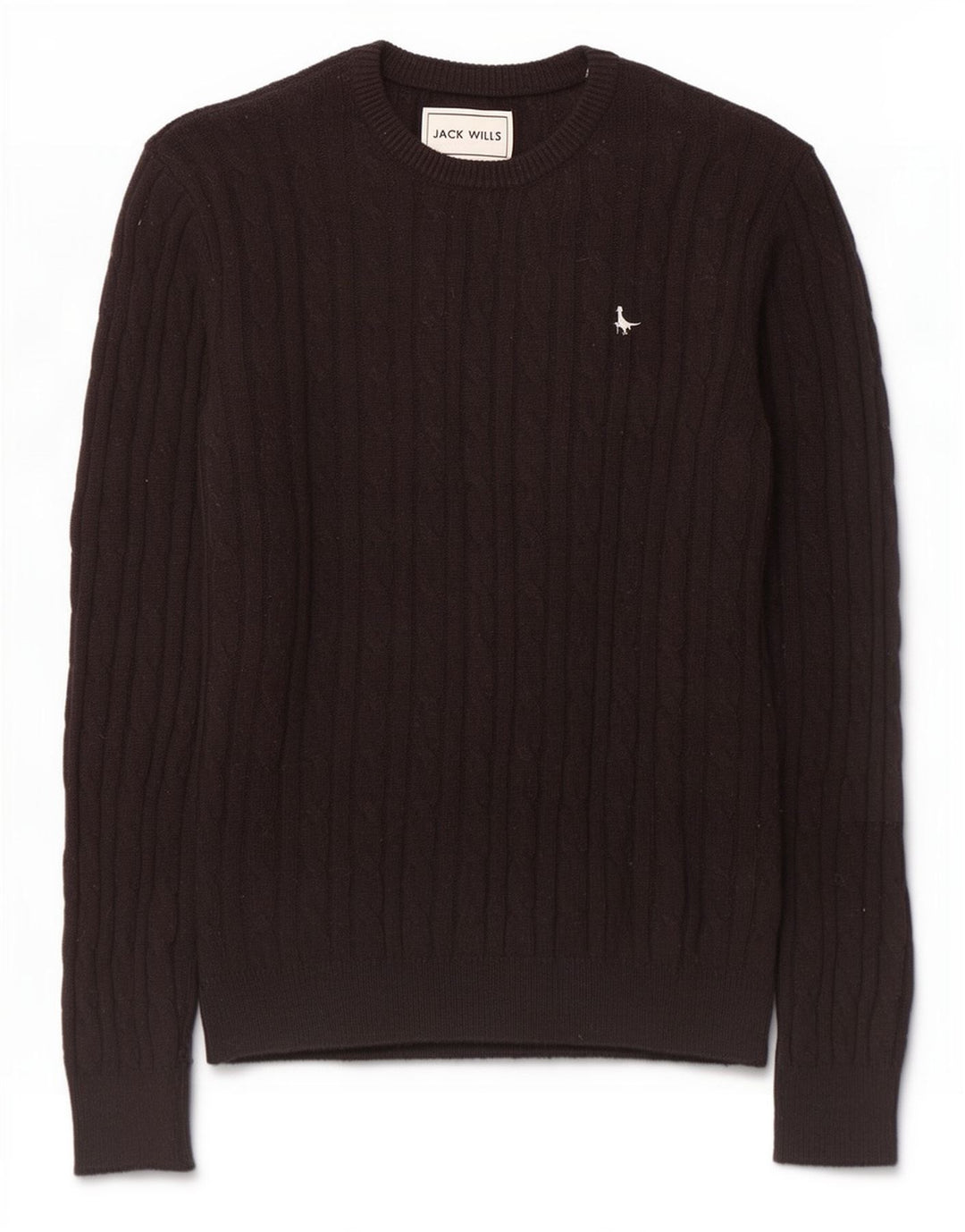 Ανδρικό πουλόβερ Jack Wills Boat Neck Jumper Medium μαύρο νάιλον