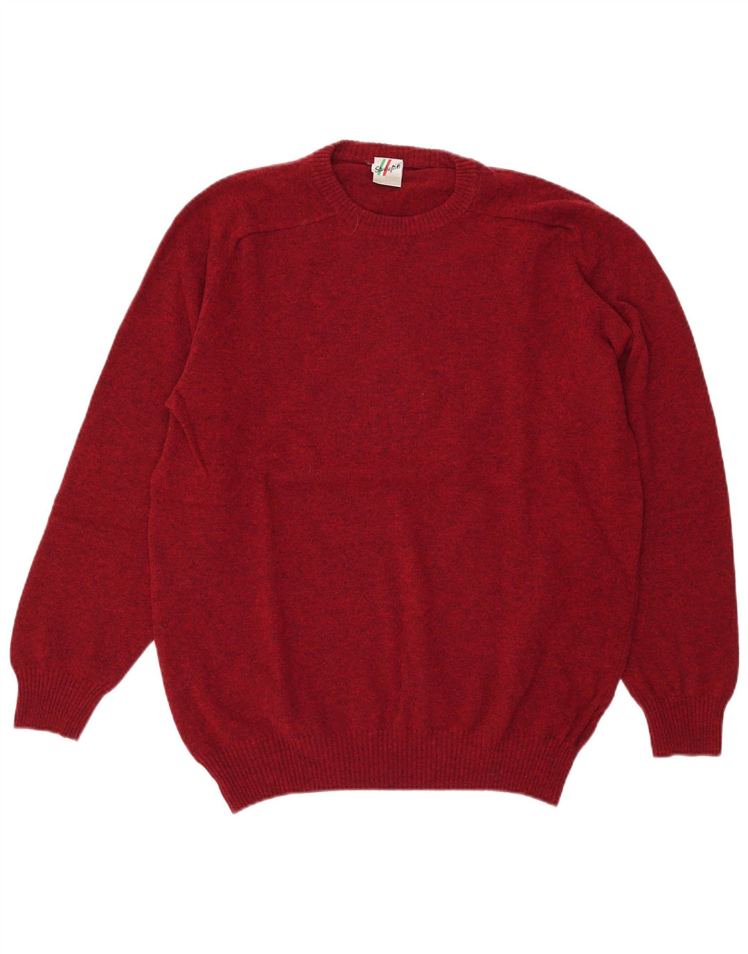 Vintage ανδρικό πουλόβερ με λαιμόκοψη IT 50/52 Medium Maroon Flecked
