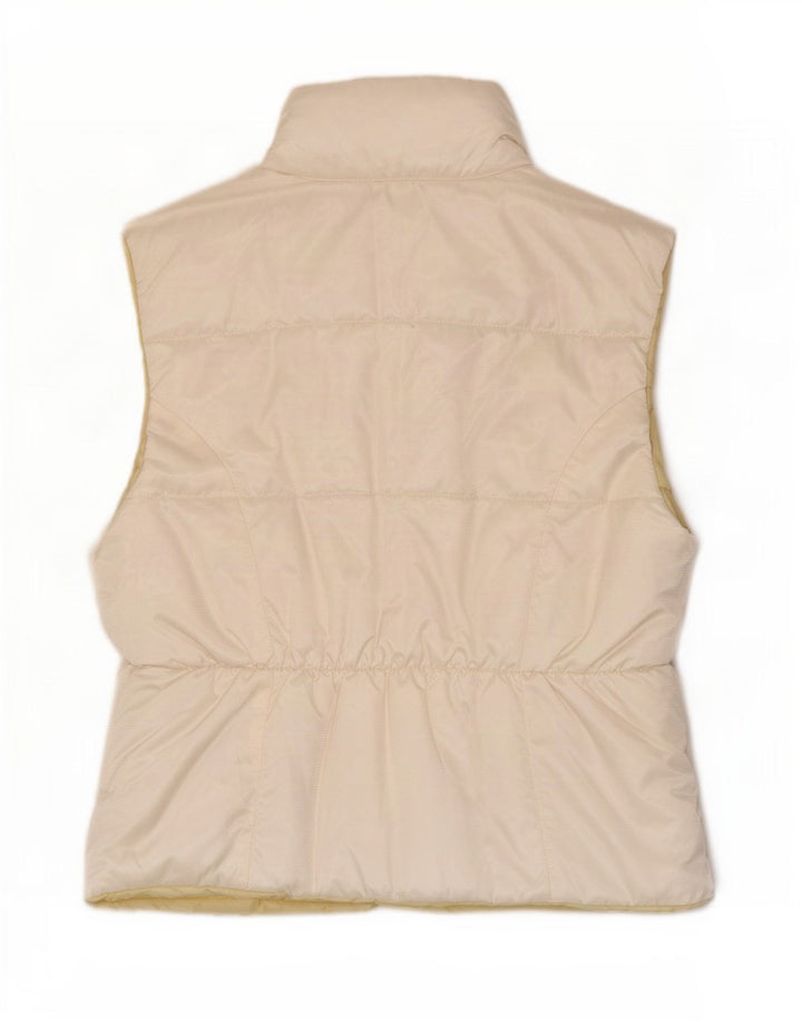 Cacao Womens Gilet Gilet EU 38 Medium White Polyamide