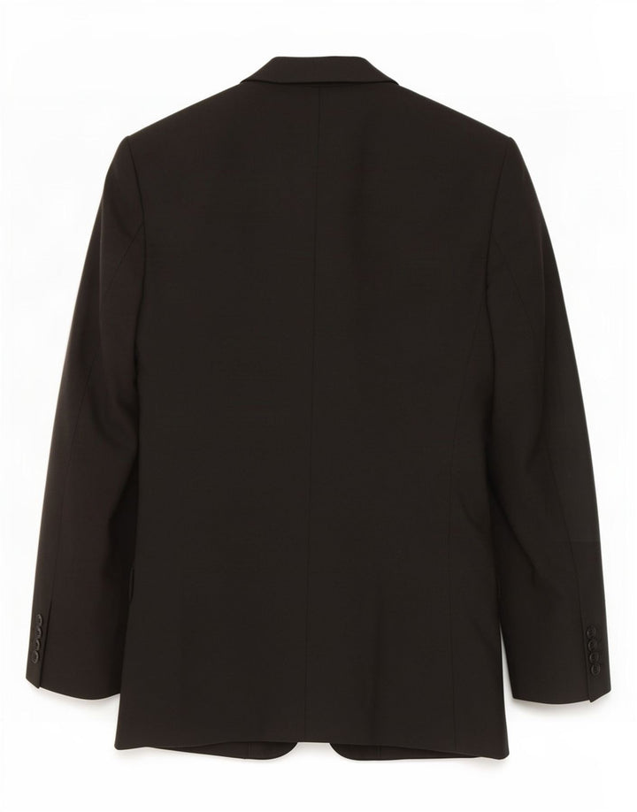 Zara Ανδρικό σακάκι με 3 κουμπιά σακάκι UK 36 Small Black Wool