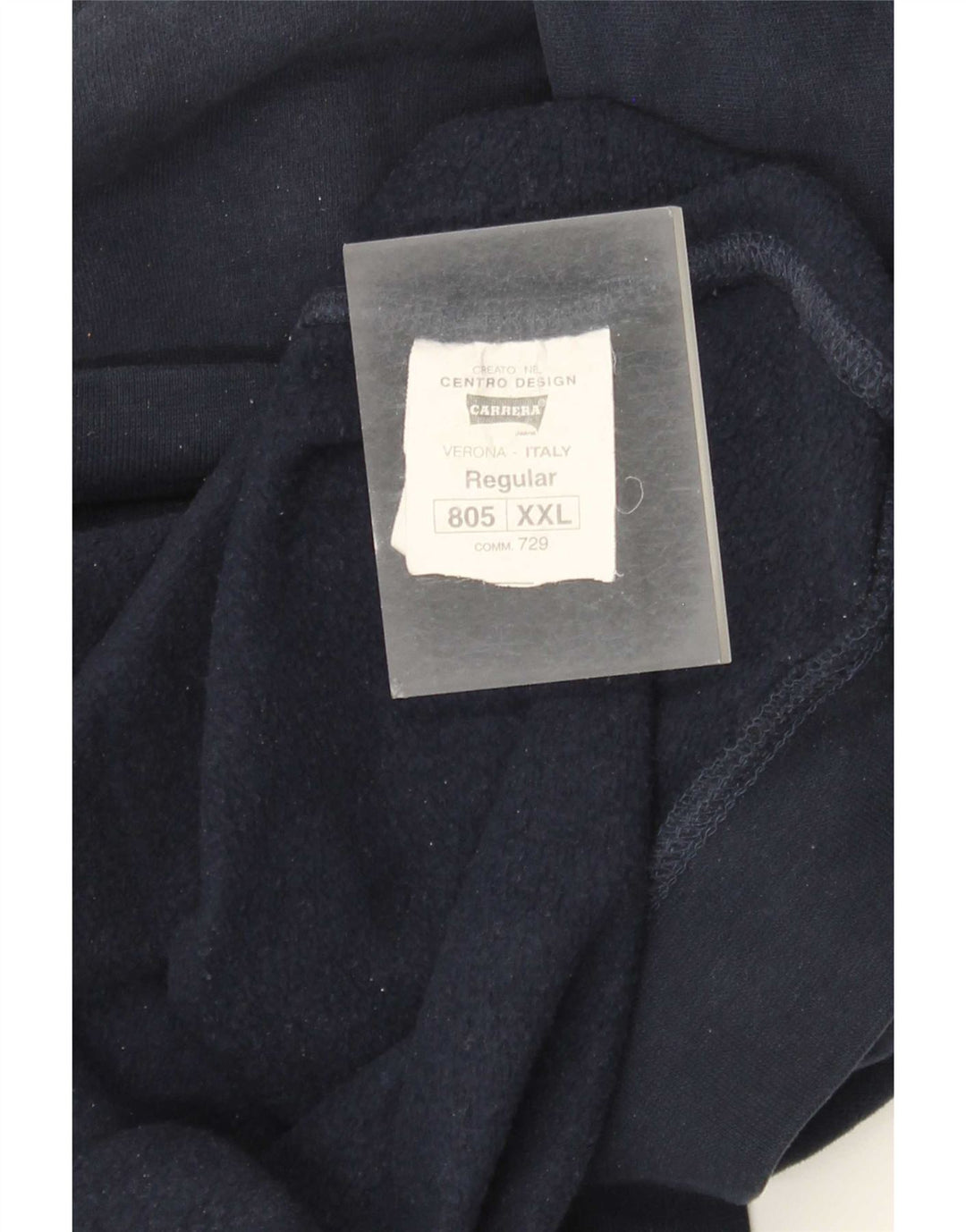 Ανδρικό γραφικό φούτερ Carrera Jumper 2XL Navy Blue Cotton