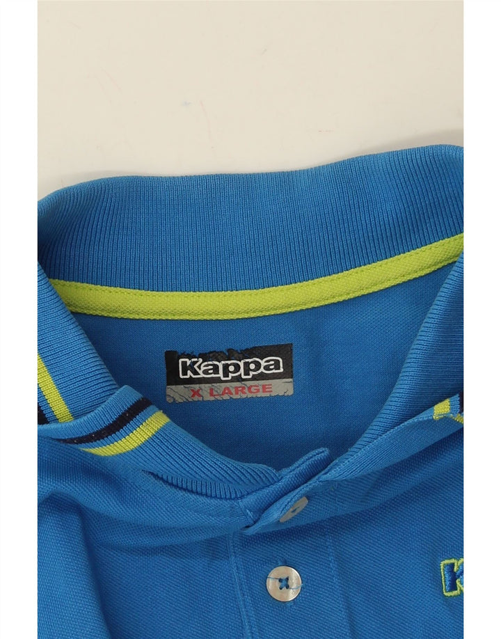 KAPPA Mens Polo Shirt XL Blue Vintage Kappa and Second-Hand Kappa from Messina Hembry 
