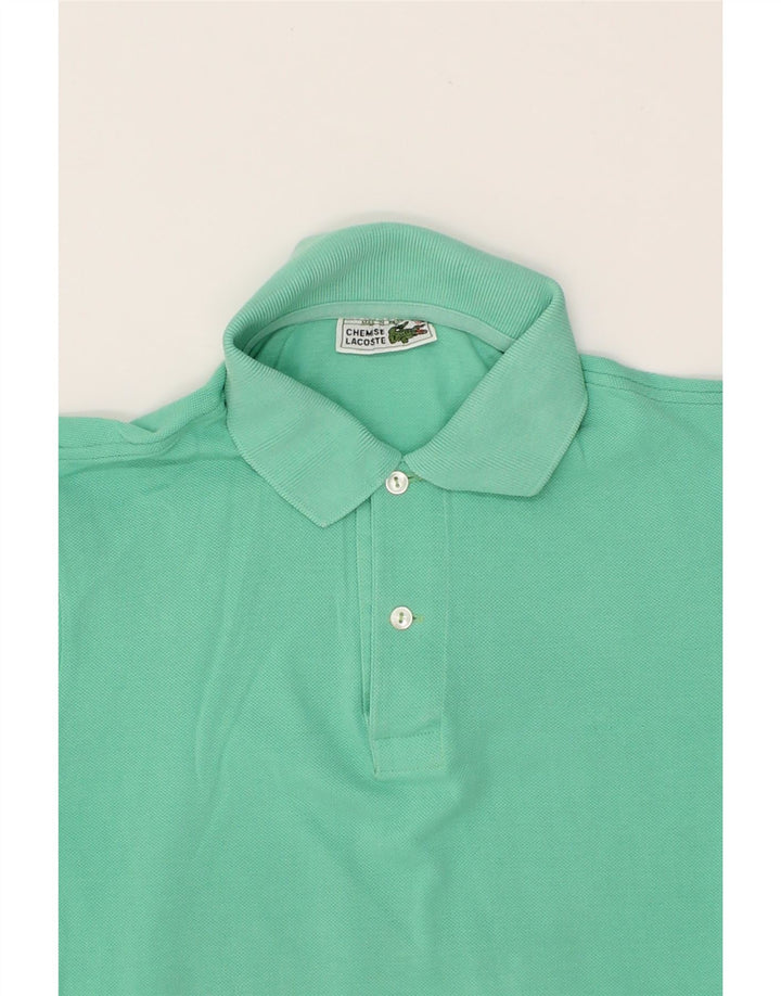 LACOSTE Mens Polo Shirt Small Green Cotton Vintage Lacoste and Second-Hand Lacoste from Messina Hembry 