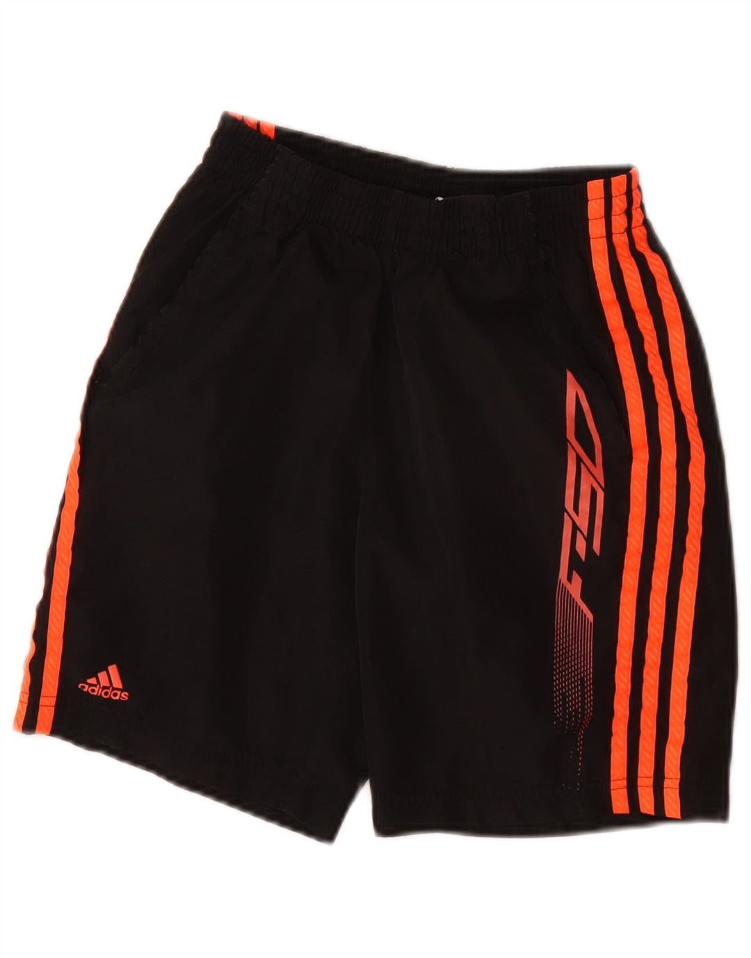 Γραφικό αθλητικό σορτς ADIDAS Boys F50 11-12 ετών μαύρο πολυεστέρα