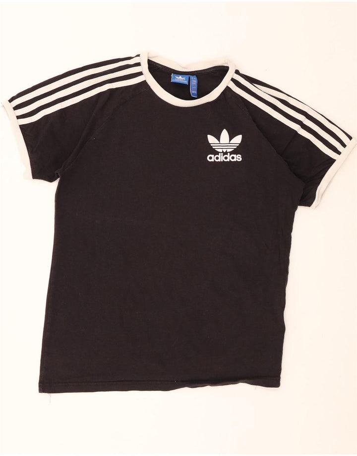 Ανδρικό T-Shirt Adidas Top μεγάλο μαύρο βαμβακερό