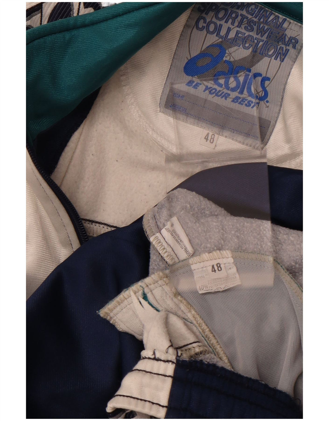 Γυναικεία φόρμα Asics Full IT 48 XL Navy Blue Colourblock Polyamide