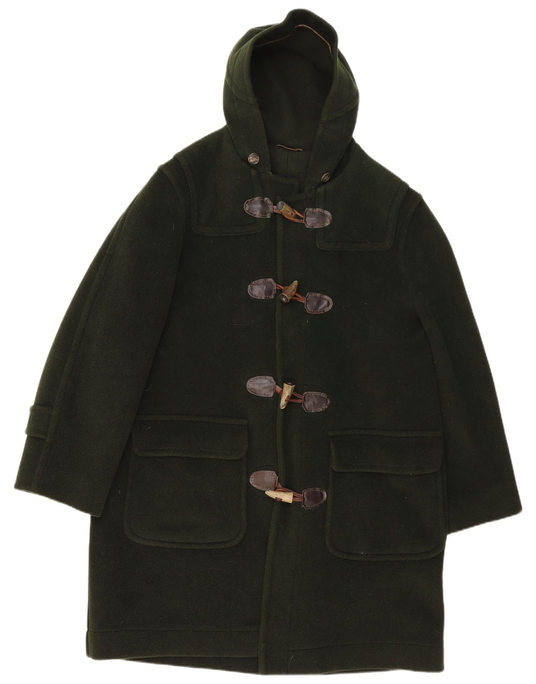 Zanolini Ανδρικό παλτό Duffle με κουκούλα IT 50 Large Green