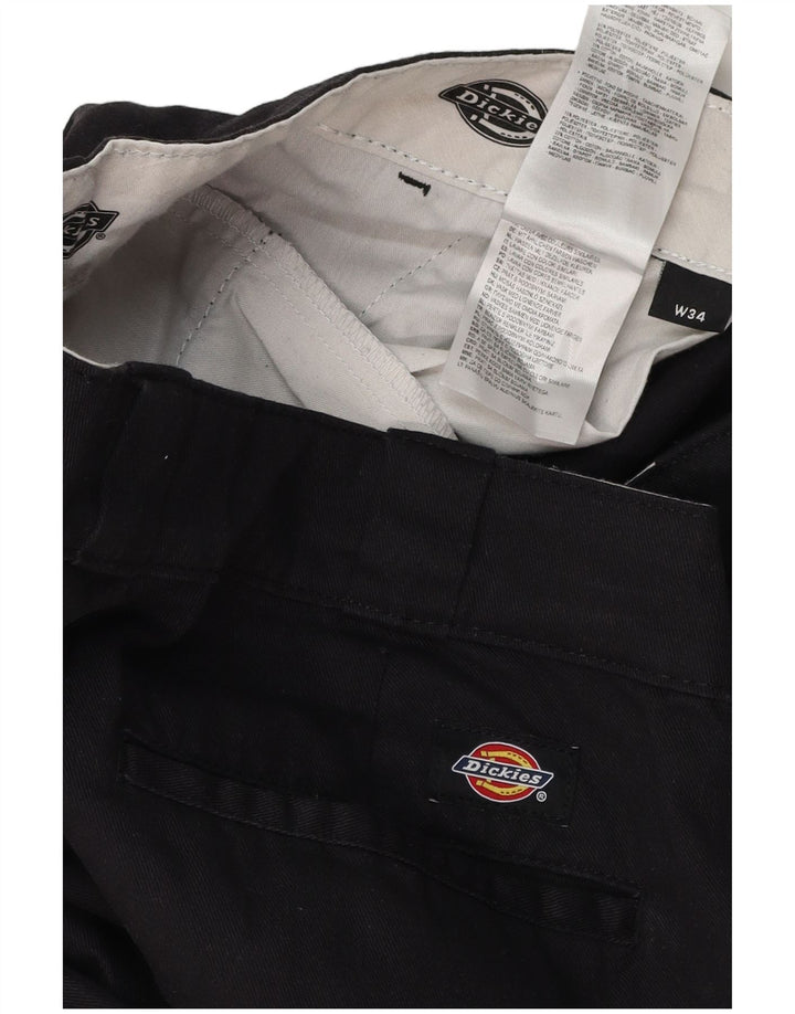 DICKIES Ανδρικό ίσιο παντελόνι Chino W34 L31 Μαύρο πολυεστέρα