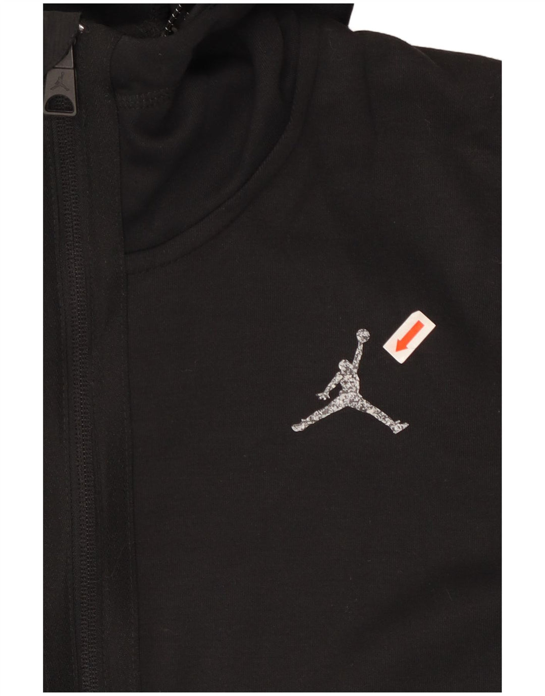 JORDAN Ανδρικό πουλόβερ με κουκούλα με φερμουάρ Dri Fit XS Μαύρο πολυεστέρα