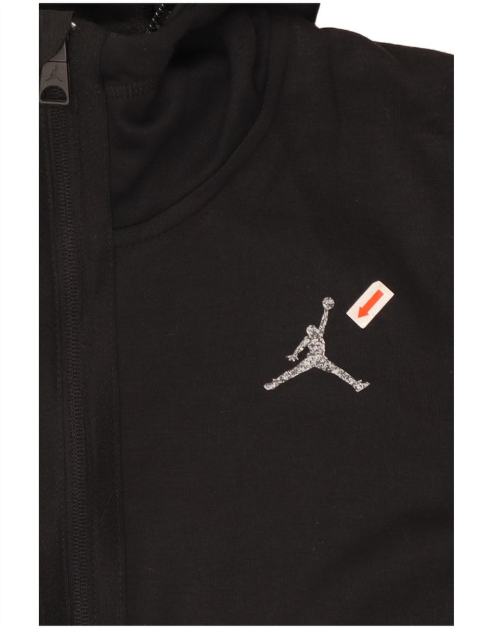JORDAN Ανδρικό πουλόβερ με κουκούλα με φερμουάρ Dri Fit XS Μαύρο πολυεστέρα