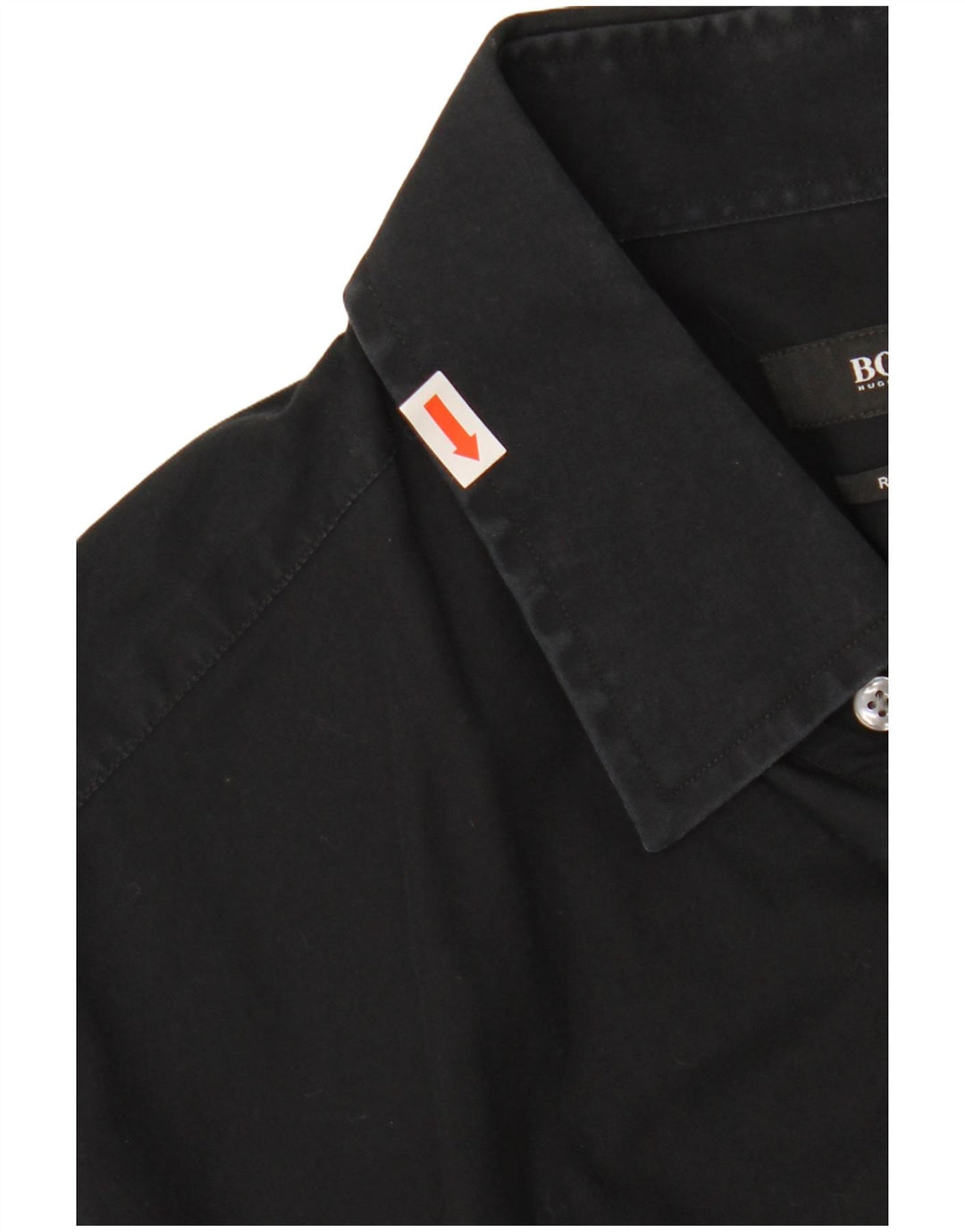 Ανδρικό πουκάμισο HUGO BOSS Regular Fit Size 16 1/2 42 Large Black