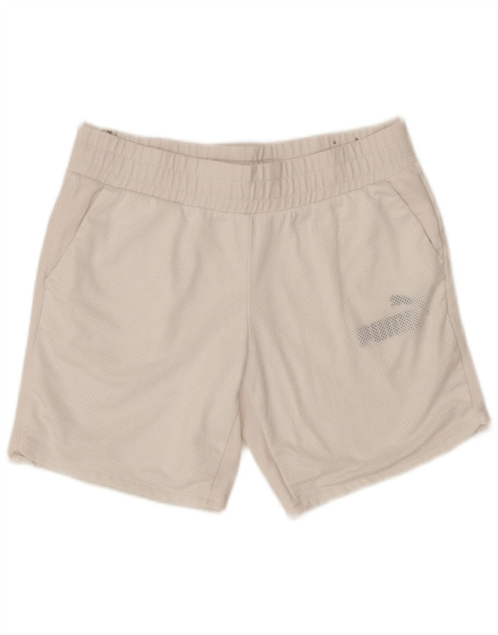 Γυναικείο Γραφικό Αθλητικό Σορτς PUMA UK 14 μεγάλο λευκό βαμβακερό